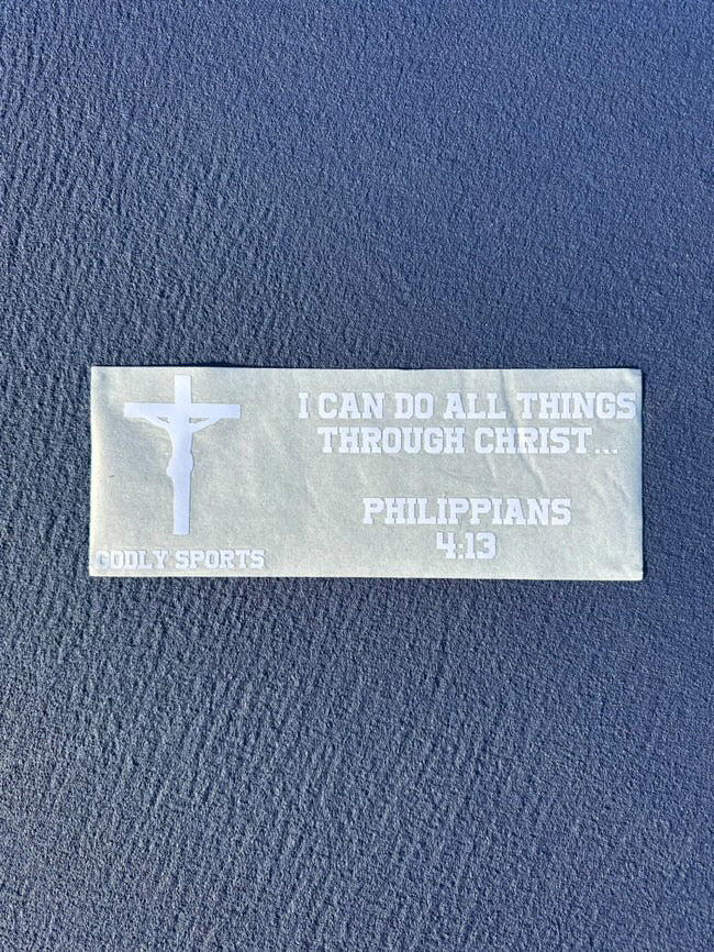 PHILIPPIANS 4:13 CAR STICKER