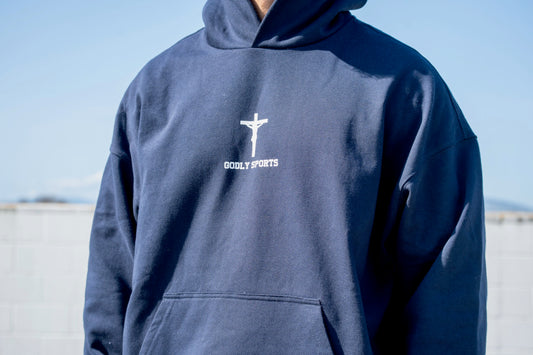 GODLY SPORTS “ONE YEAR CLOSER TO…” NAVY HOODIE