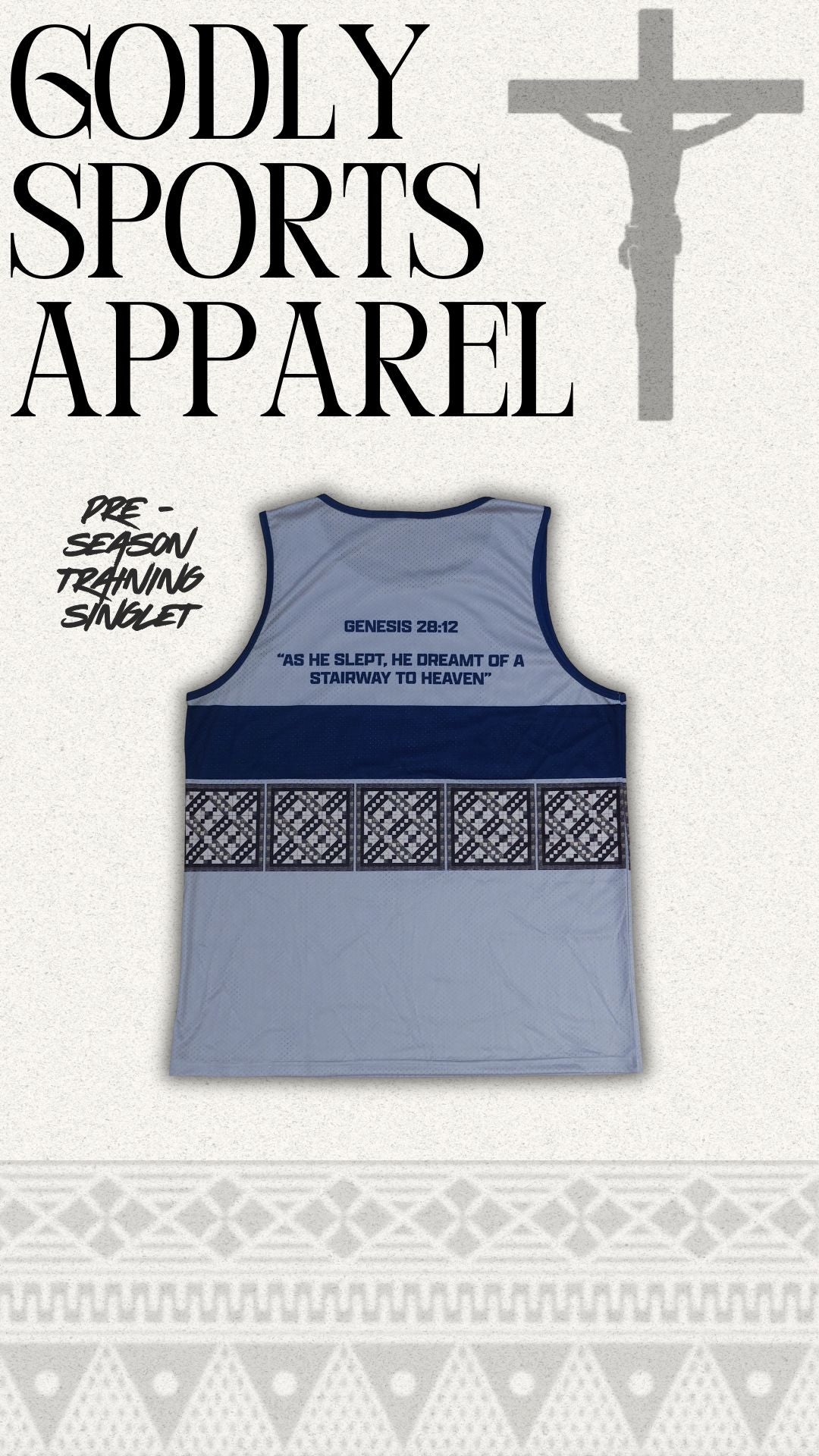 GODLY SPORTS TRAINING SINGLETS