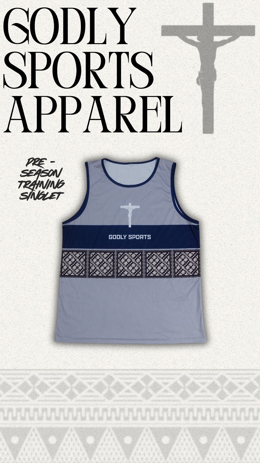 GODLY SPORTS TRAINING SINGLETS